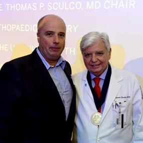Andreas Dracopoulos and Dr. Thomas Sculco