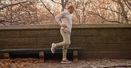 HSS patient Dean Santucci, who received care for a herniated disc.