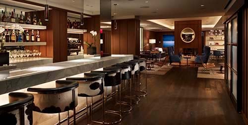 Hotel bar at the AKA Sutton Place