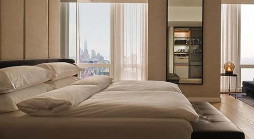 A room at the Equinox Hotel