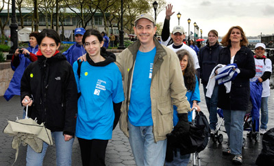 Dr. Theodore Fields walked with his family to raise awareness and money for Arthritis Research.