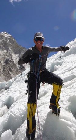 Photo of Don Healy on Mount Everest