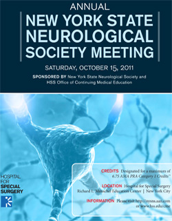 Annual New York State Neurological Society Meeting cover