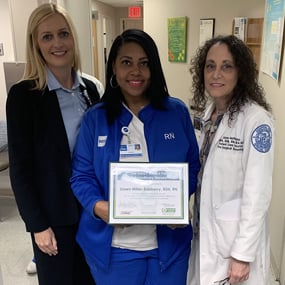 Photo of Dawn Miller-Salsberry with Jennifer O'Neill and Jayne Hoffman