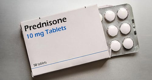 Corticosteroid tablets.