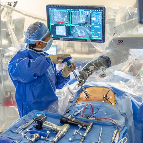 Robotic spine surgery at Hospital for Special Surgery