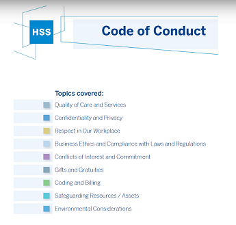 HSS Code of Conduct cover image
