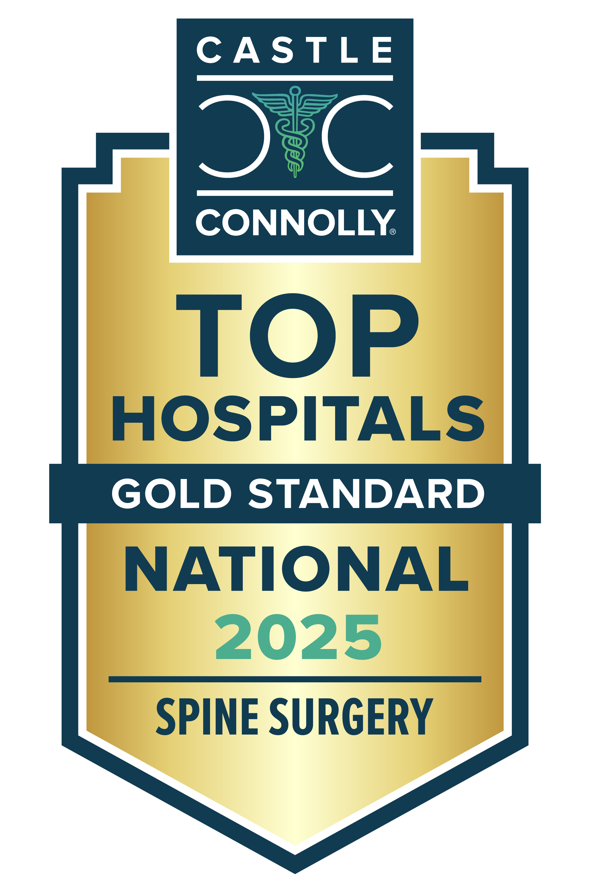 Castle Connolly spine surgery badge